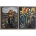 “Miners of Ukraine” – Original Donbas Miners Diptych by Marina Stognieva “Miners of Ukraine” – Original Donbas Miners Diptych by Marina Stognieva